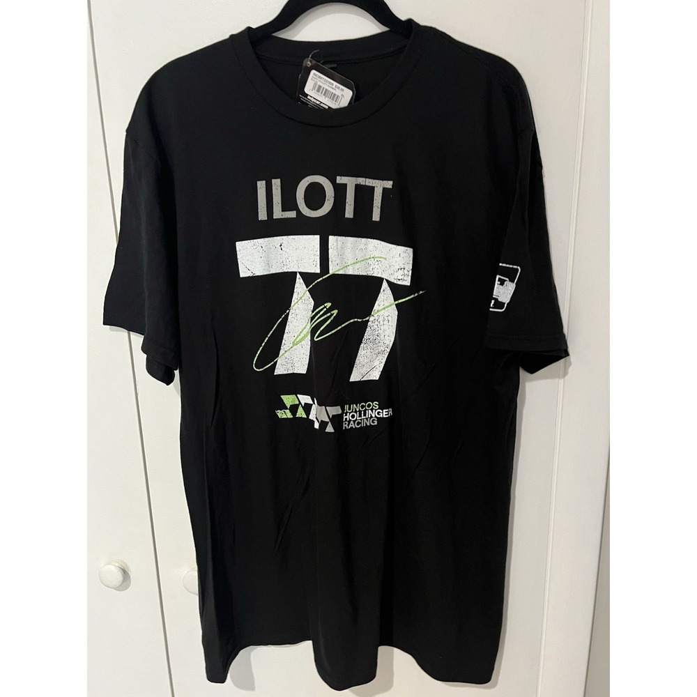 Indycar Callum Ilott Racing Tee Black Men's Size XL New with Tags 100% Cotton